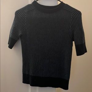 COS wool knit blue sweater